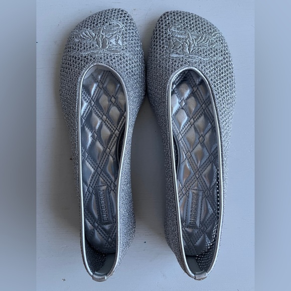 BURBERRY Mesh Ballerina Flat Size 37 - Picture 6 of 14